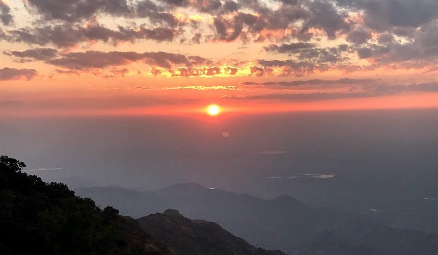sunset mount abu